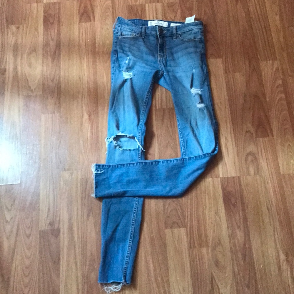 hollister low rise super skinny jeans